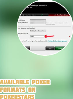 Bonus code for poker stars