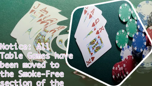 Flush poker table game