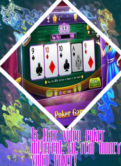 Free slots video poker games