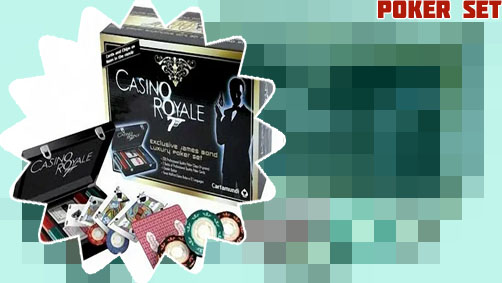 James bond poker set