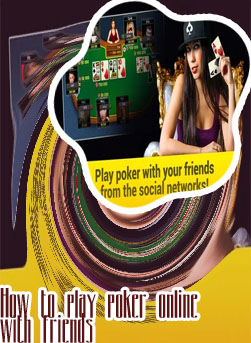 Online private poker room with friends
