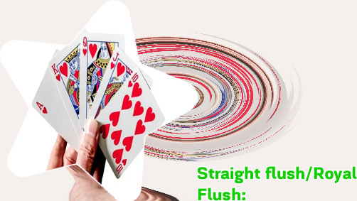 Poker flush hand