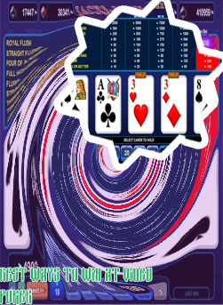 Poker machine strategy
