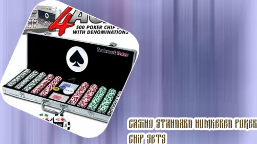 Standard poker chip set