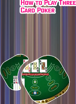 Three card poker online game