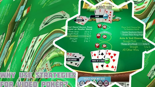 Video poker betting strategy